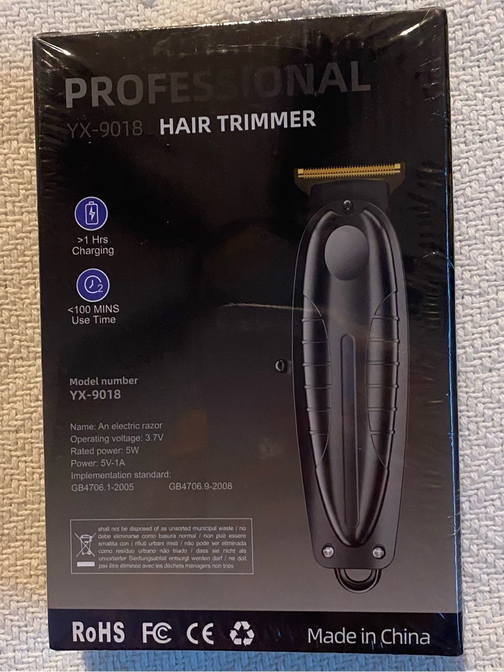 Professional Cordless Hair Trimmer & Electric Razor - Brand New
